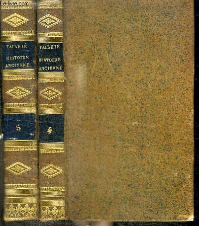 ABREGE DE L'HISTOIRE ANCIENNE DE ROLLIN - 2 TOMES EN 2 VOLUMES (TOME 4+5)