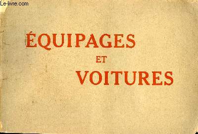 Equipages et voitures