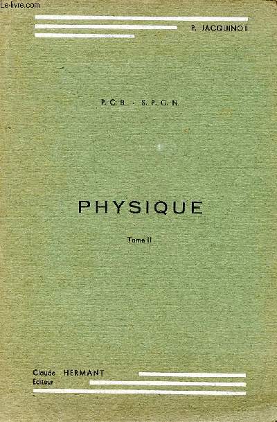 Physique Tome 2