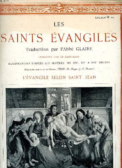 Les Sainte vangiles Livraison N 19 L'vangile selon Saint Jean