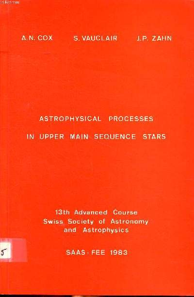 Astrophysical processes in upper main sequence stars