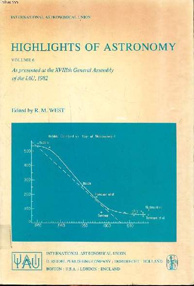 Highlights of astronomy Volume 6