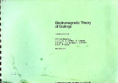 Electromagnetic theory of gratings