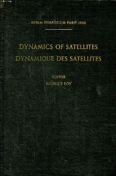 Dynamics of satellites symposium Paris, May 28-30 1962