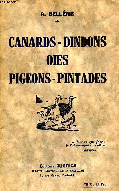 Canards-Dindons-Oies-Pigeons-Pintades