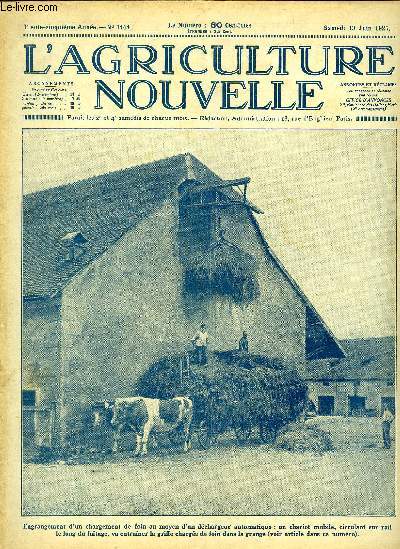 L'AGRICULTURE NOUVELLE N 1444 - Le VIIe Congrs de 1* Agriculture de Rouen, H. Nuss. L