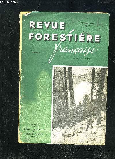 REVUE FORESTIERE FRANCAISE N2