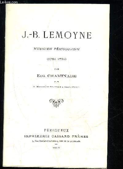 J.B. LEMOYNE MUSICIEN PERIGOURDIN