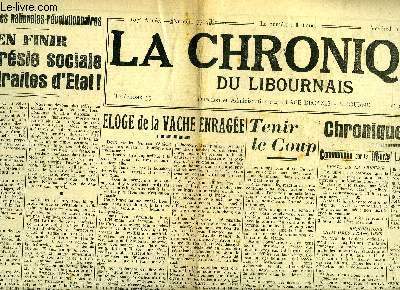 LA CHRONIQUE DU LIBOURNAIS N 7715 - VENDREDI 13 FEVRIER 1942