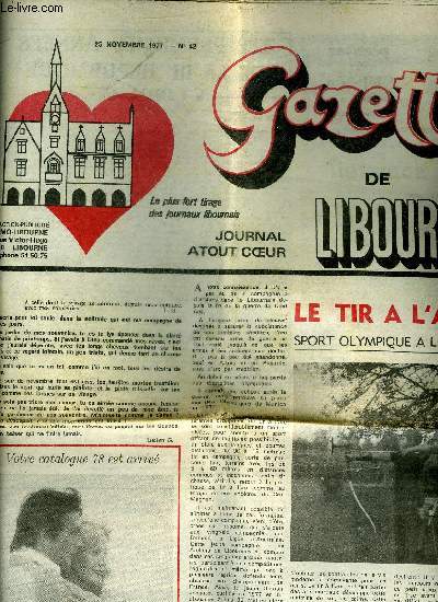 GAZETTE DE LIBOURNE N42 - 25 NOVEMBRE 1977