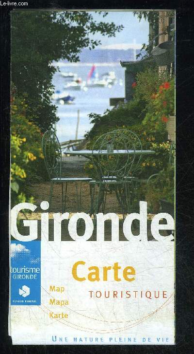 GIRONDE - CARTE TOURISTIQUE