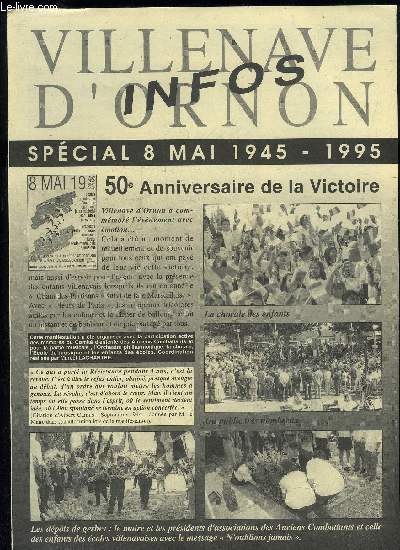 VILLENAVE D'ORNON INFOS - SPECIAL 8 MAI 1945 - 1995