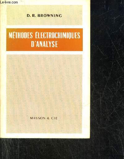 METHODES ELECTROCHIMIQUES D'ANALYSE.