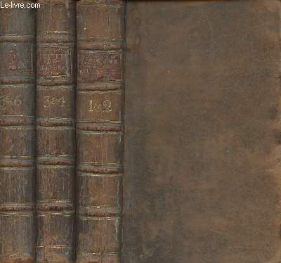 Julie ou la nouvelle Hlose - Lettres de deux amans, habitans d'une petite ville au pied des Alpes - Nouvelle dition - 6 tomes en 3 volumes - Edition originale