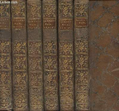 Questions sur l'encyclopdie des amateurs - Dix parties en 6 volumes