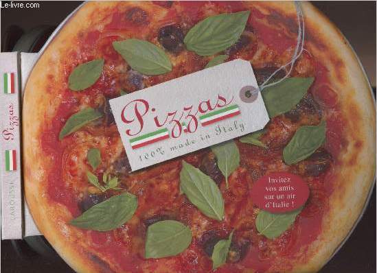 Livre objet - Pizzas 100% made in Italy