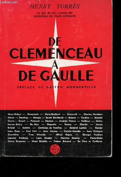 De Clemenceau  De Gaulle.