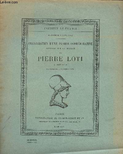 Inauguration d'une plaque commmorative appos sur la maison de Pierre Loti  Hendaye le dimanche 7 septembre 1930 - Institut de France, acadmie franaise - n15