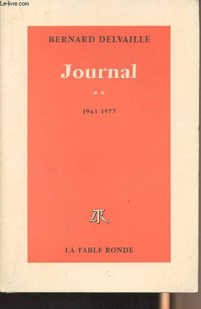 Journal - Tome 2 : 1963-1977