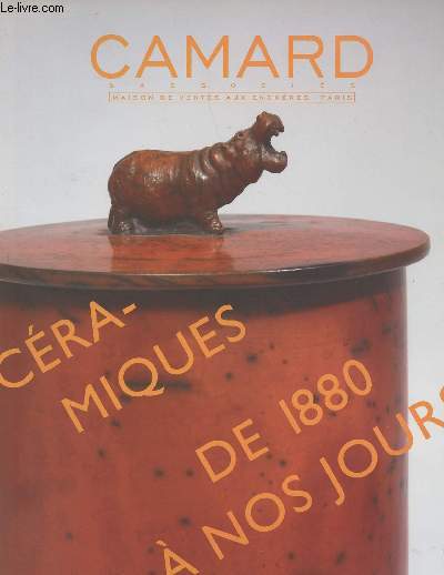 Camard & associs - Catalogue de vente aux enchres - Cramiques de 1880  nos jours