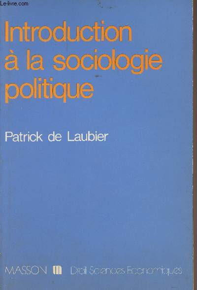 Introduction  la sociologie politique - 