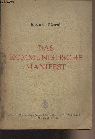 Das kommunistische manifest