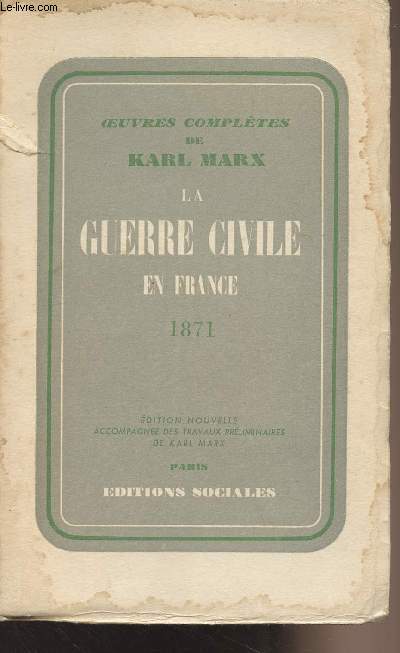 La guerre civile en France 1871 - 