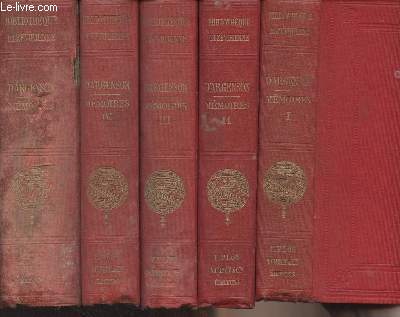 Mmoires et journal indit du Marquis d'Argenson, ministre des affaires trangres sous Louis XV - En 5 tomes