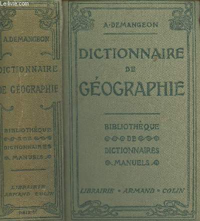 Dictionnaire-manuel-illustr de gographie