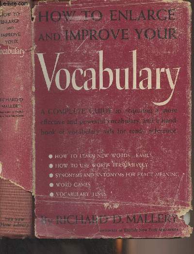 How to Enlarge and Improve Your Vocabulary