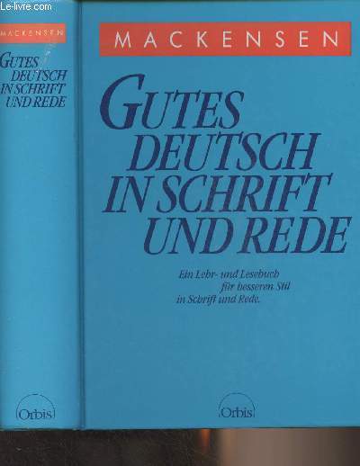 Gutes Deutsch in Schrift und Rede