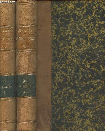 Annales du Muse Guimet - Tomes 8 et 23 - Le Yi : King ou livre des changements de la dynastie des Tsheou - En 2 volumes - 