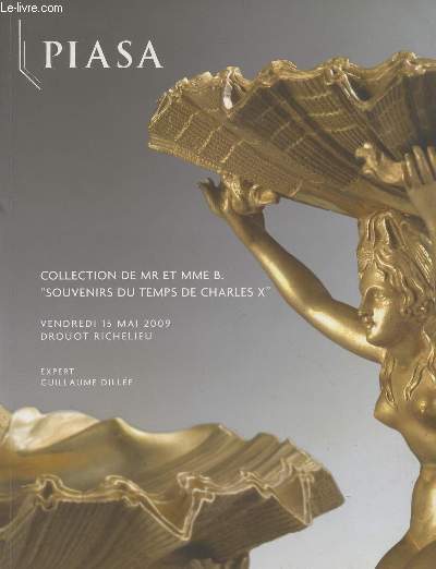 Catalogue de ventes aux enchres : Piasa - Collection de Mr et Mme B. 