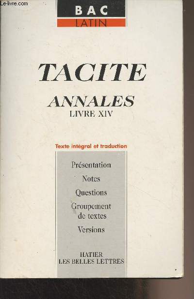 Annales - Livre XIV - 