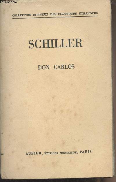 Don Carlos - Collection Bilingue des classiques trangers