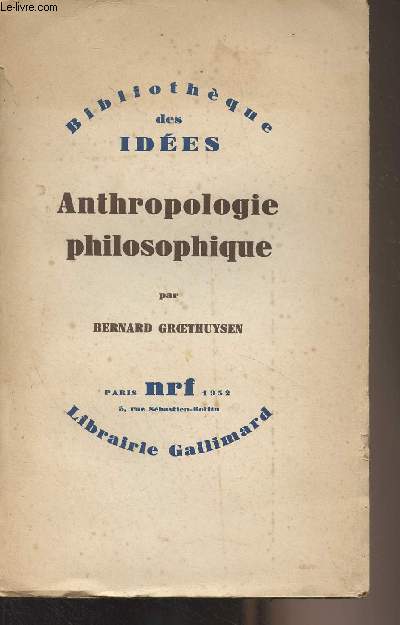 Anthropologie philosophique - 