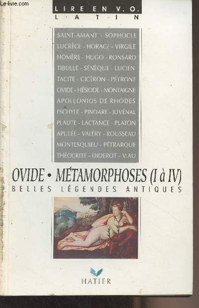 Ovide, Mtamorphose (I  IV) - 