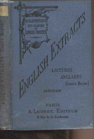 English extracts - Lectutes anglaises (Cours moyen) - 3e dition - 