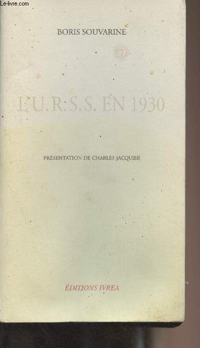 L'U.R.S.S. en1930