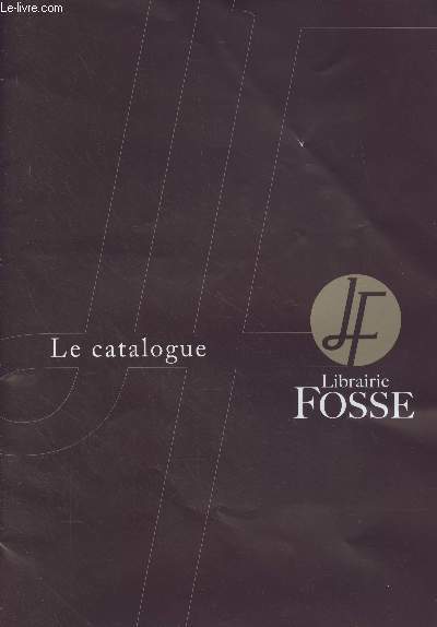 Librairie Fosse - Le Catalogue n72 - octobre 2017