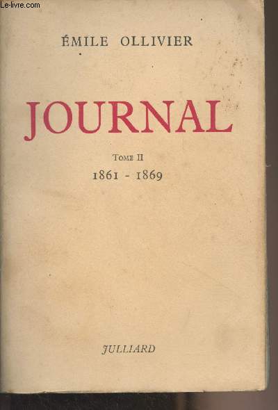 Journal - Tome 2 : 1861-1869