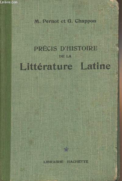 Prcis d'histoire de la littrature latine