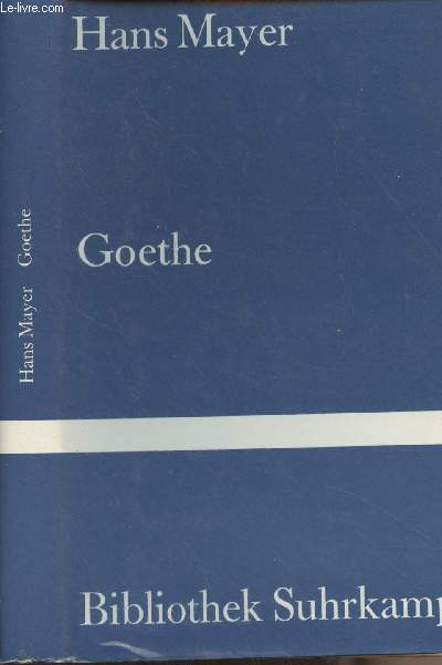 Goethe (Ein Versuch ber den Erfolg) - 