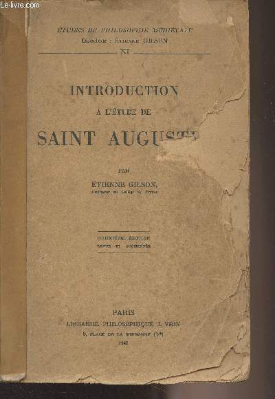 Introduction  l'tude de Saint Augustin (2e dition) - 