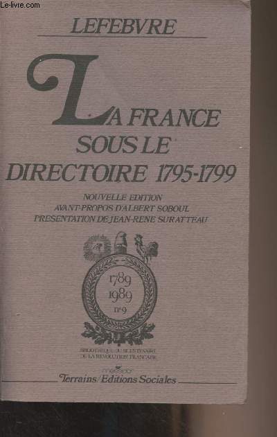 La France sous le directoire 1795-1799