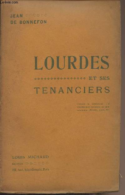 Lourdes et ses tenanciers