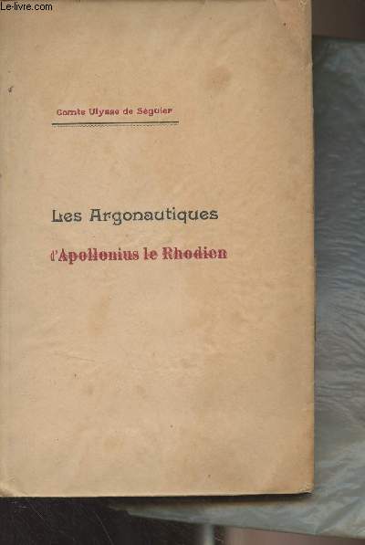Les Argonautiques d'Apollonius le Rhodien