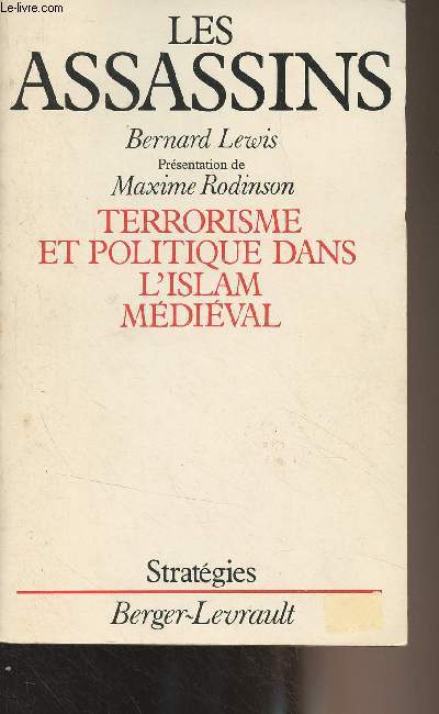 Les Assassins - Terrorisme et politique dans l'Islam mdival - 