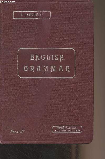 English Grammar (for the middle and upper forms) 3rd printing - 
