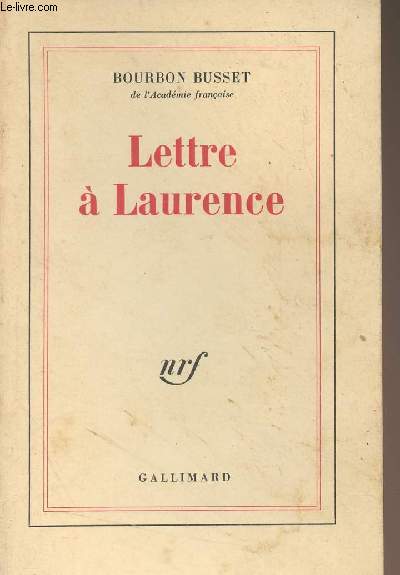 Lettre  Laurence